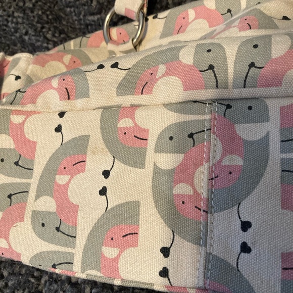 Bungalow 360 Elephant Canvas Satchel - Picture 12 of 12